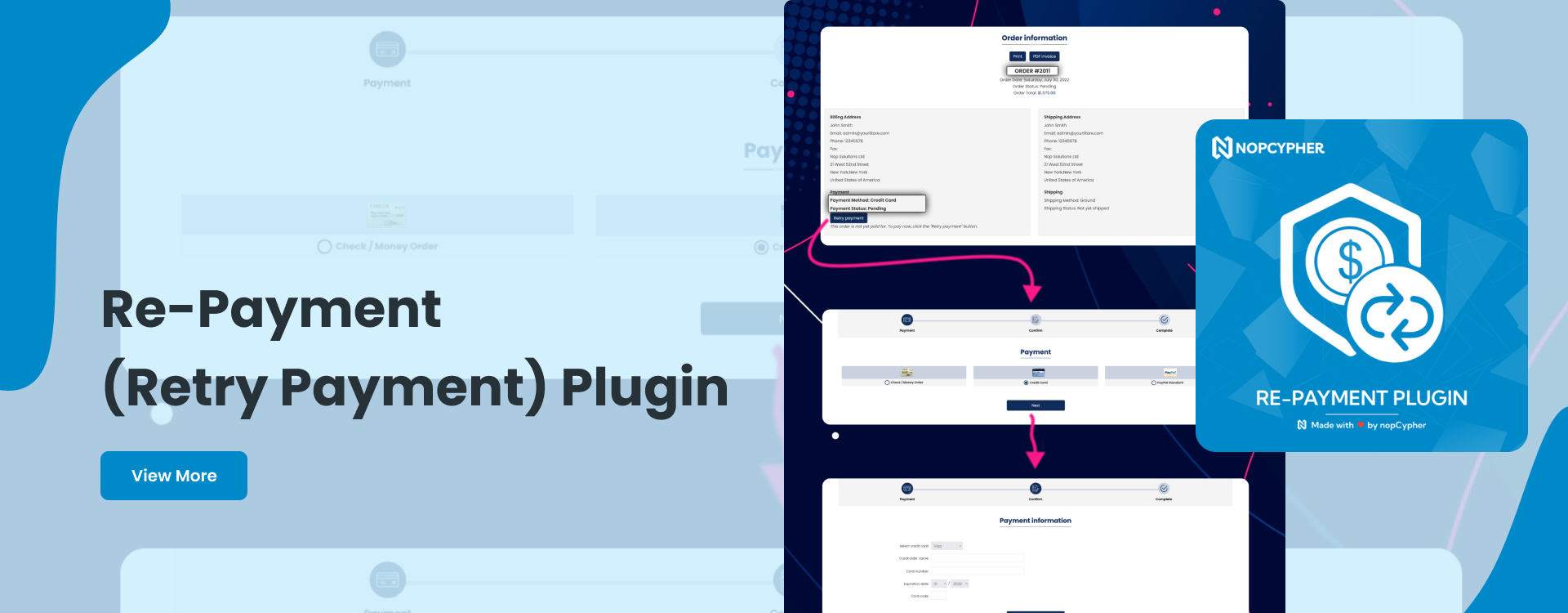 nopCypher Re-Payment (Retry Payment) Plugin