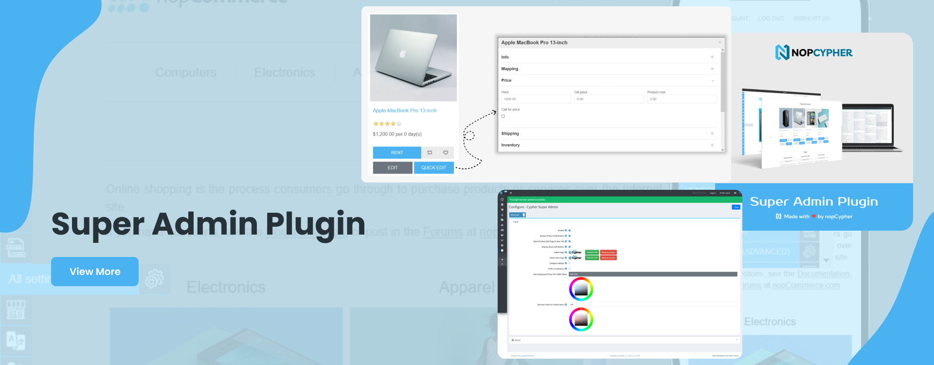 nopCypher Super Admin Plugin