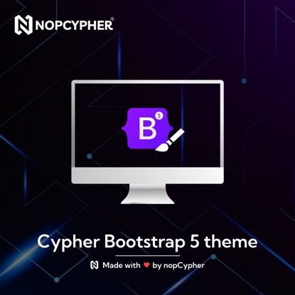 Picture of Cypher Bootstrap 5 Theme - nopCommerce 4.70